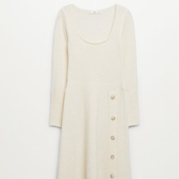 White Sweater Dress from Mango - Picture 4 of 6
